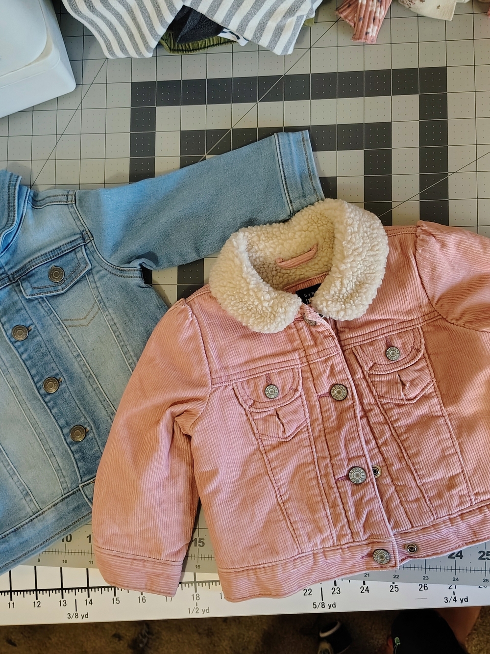 Toddler Pink Corduroy Jacket with Sherpa Collar - Kids Jackets & Coats